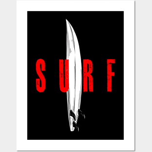 Vintage Surf Surfing Posters and Art